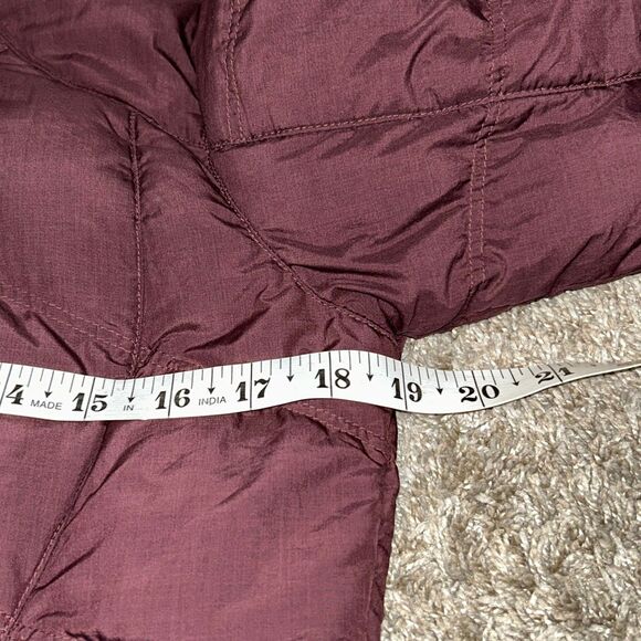 Merrell Women’s Down Puffer Jacket S Burgundy Goose Down Insulated - Picture 5 of 6